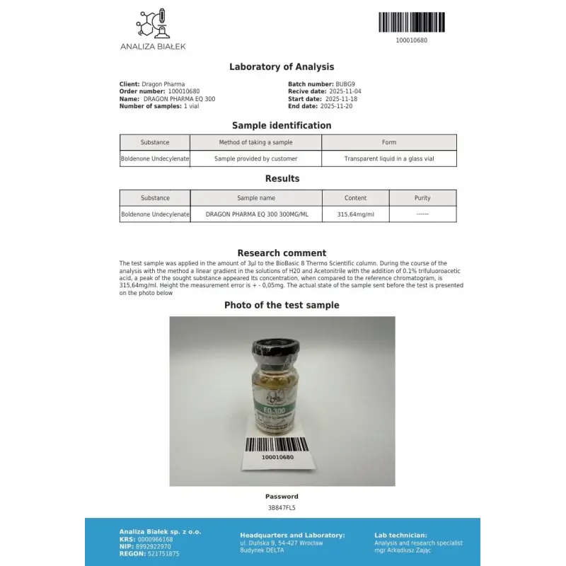 10 vials of EQ 300
